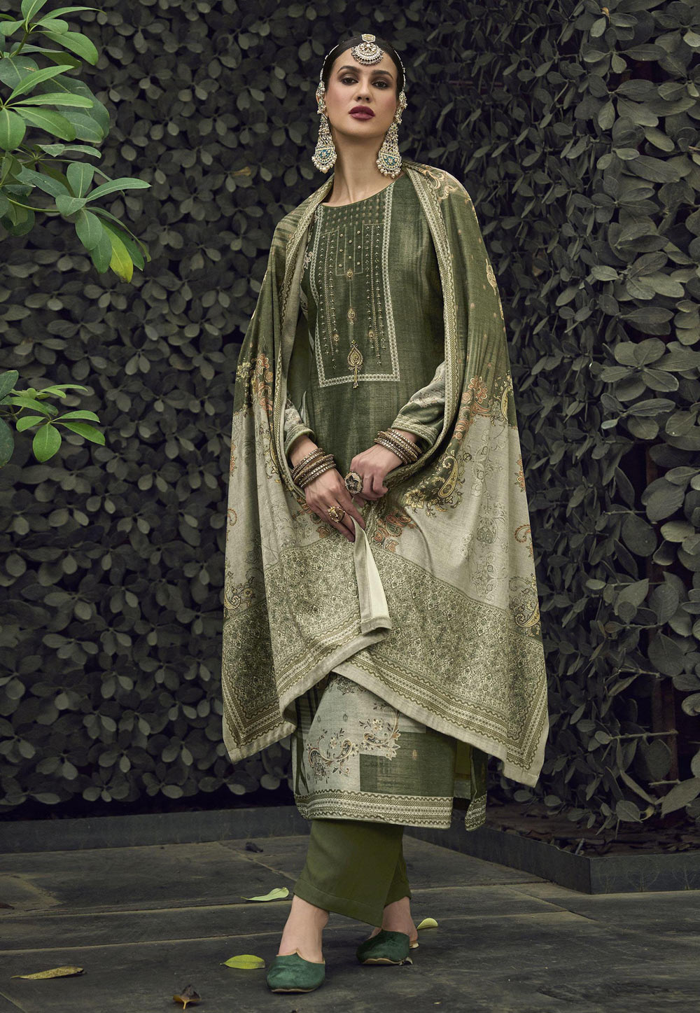 Mehndi Colour Sarika Exclusive Wholesale Designer Salwar Suit Catalog 1012  - The Ethnic World