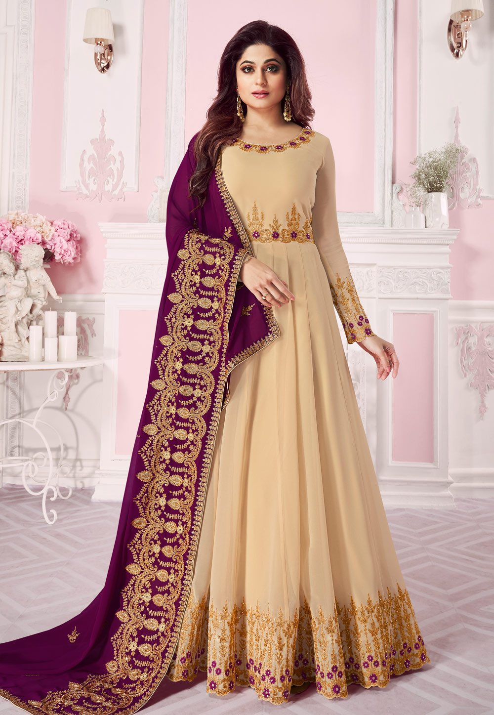 Buy online bollywood anarkali suits deals