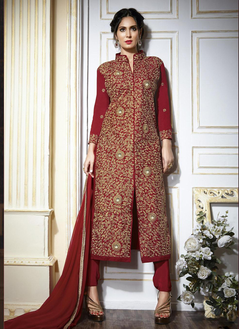party wear churidar dress