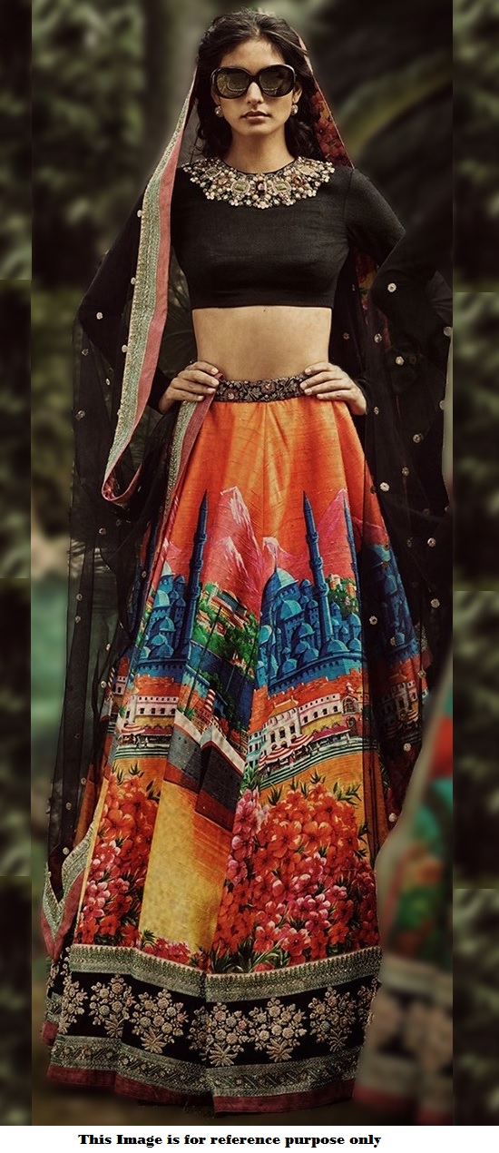 sabyasachi multicolor lehenga