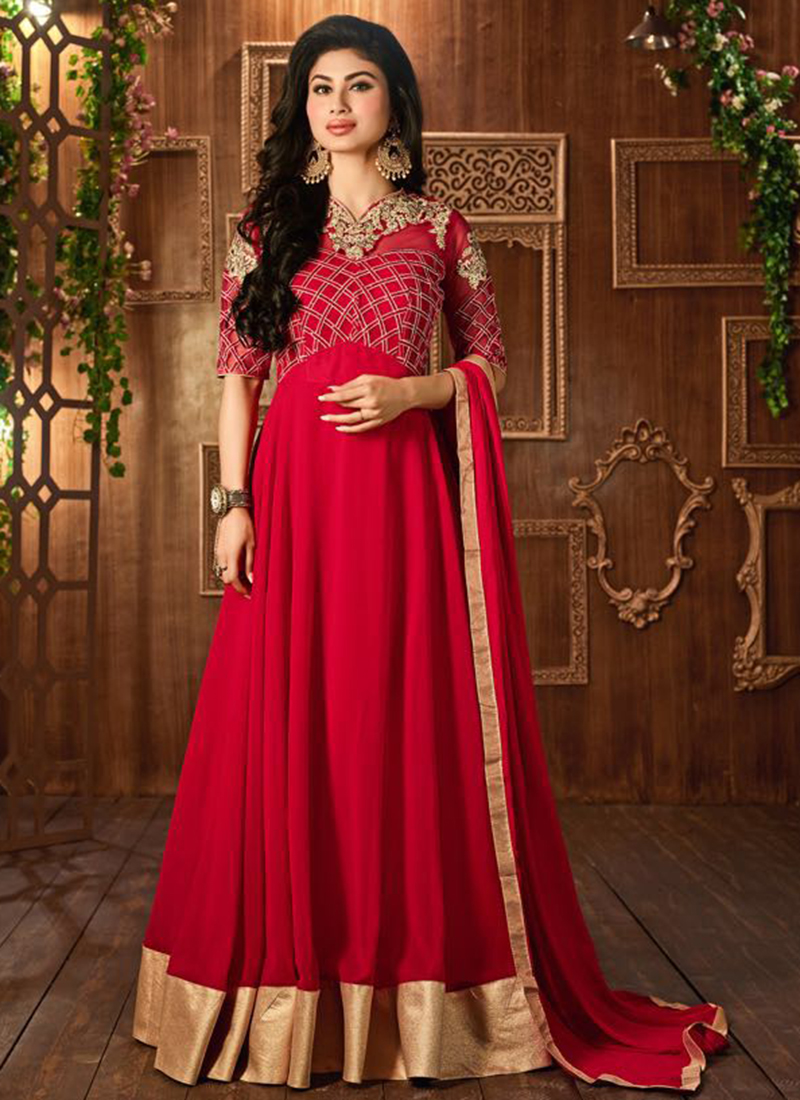 mouni roy anarkali suit