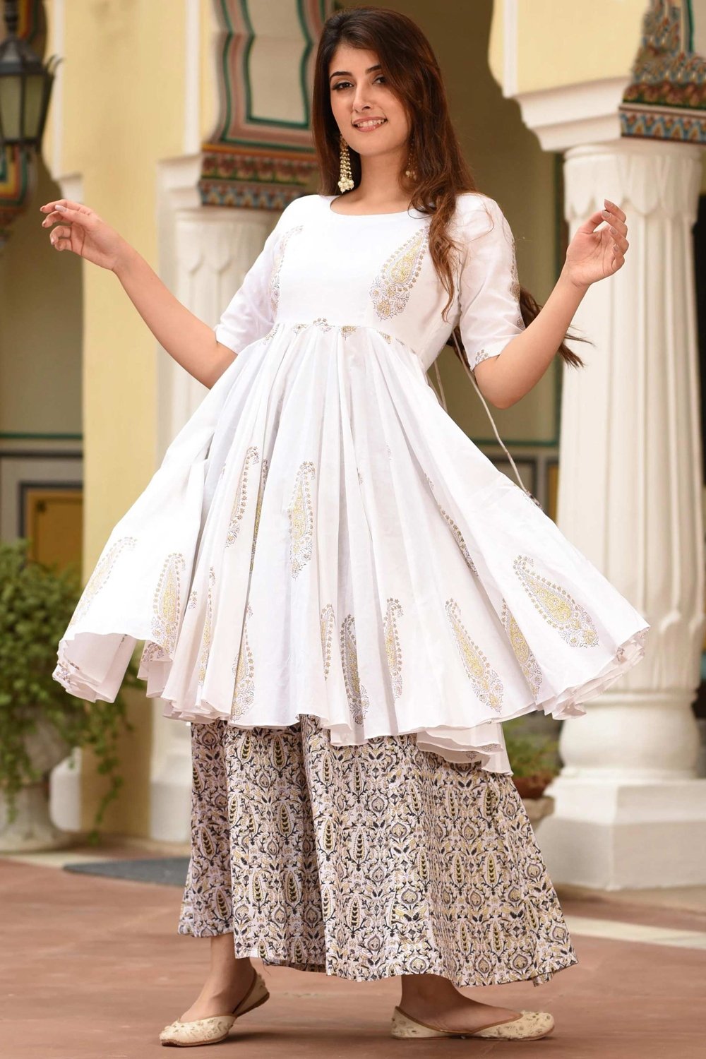 Harf Modal Chikankari Straight Kurta Set - TheChikanLabel | Lucknow  Chikankari Kurtis & Suits