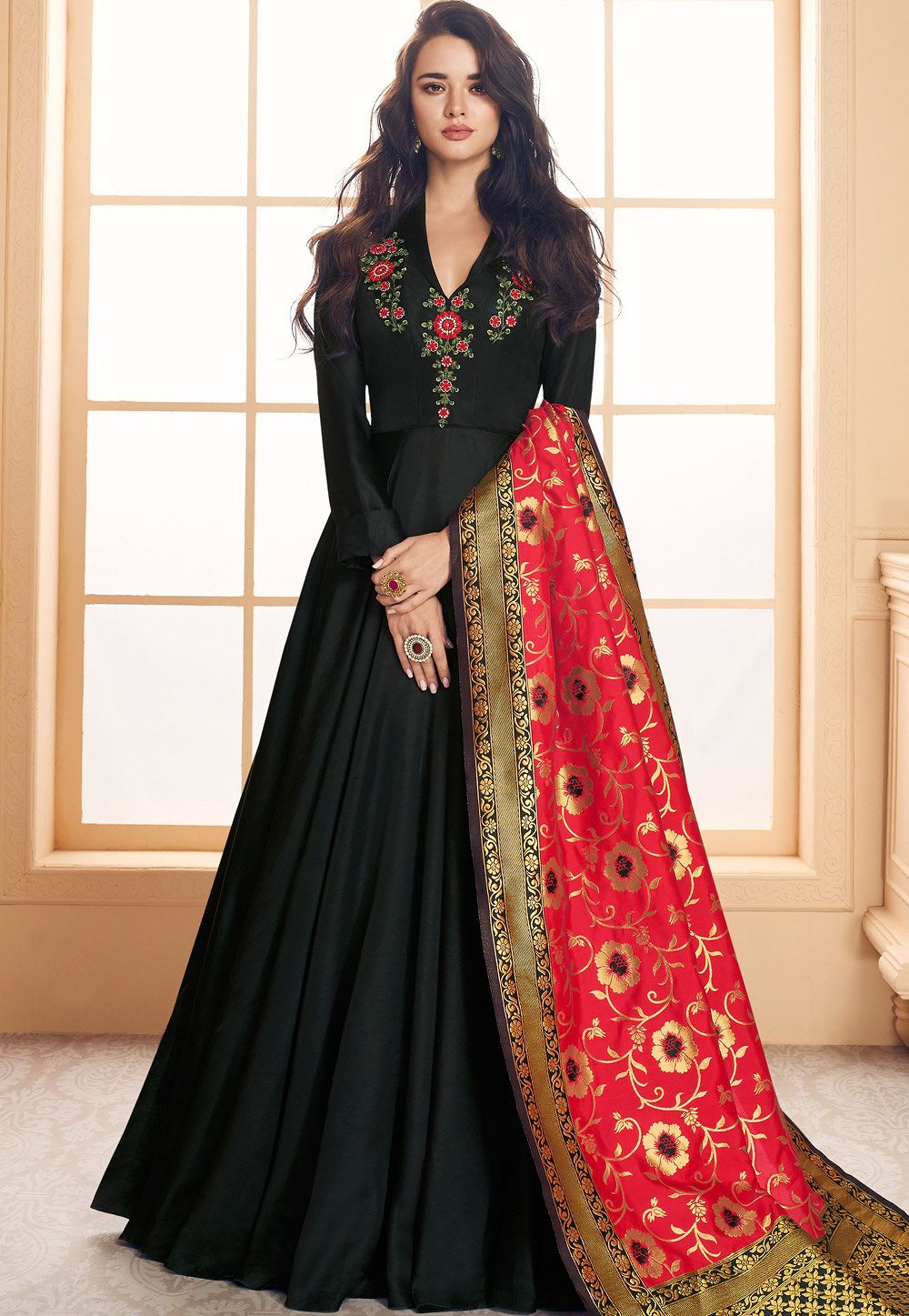 Dia Mirza In Princess Designer Lehenga Style Suit - db6964