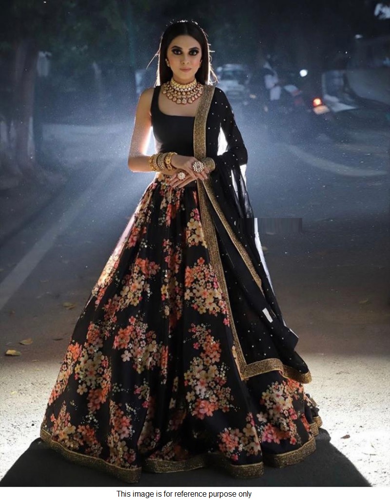 Black sabyasachi Lehenga choli Bridal lehenga for women Designer lehen –  SANSKRUTI