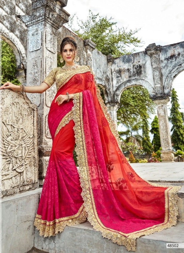 fancy designer saree party wear