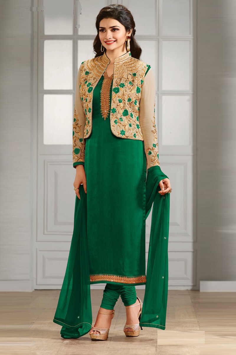 jacket style salwar kameez