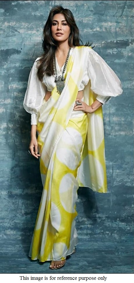 Buy Bollywood Chitrangada Singh Inspired Olive green and offwhite saree in UK, USA and Canada