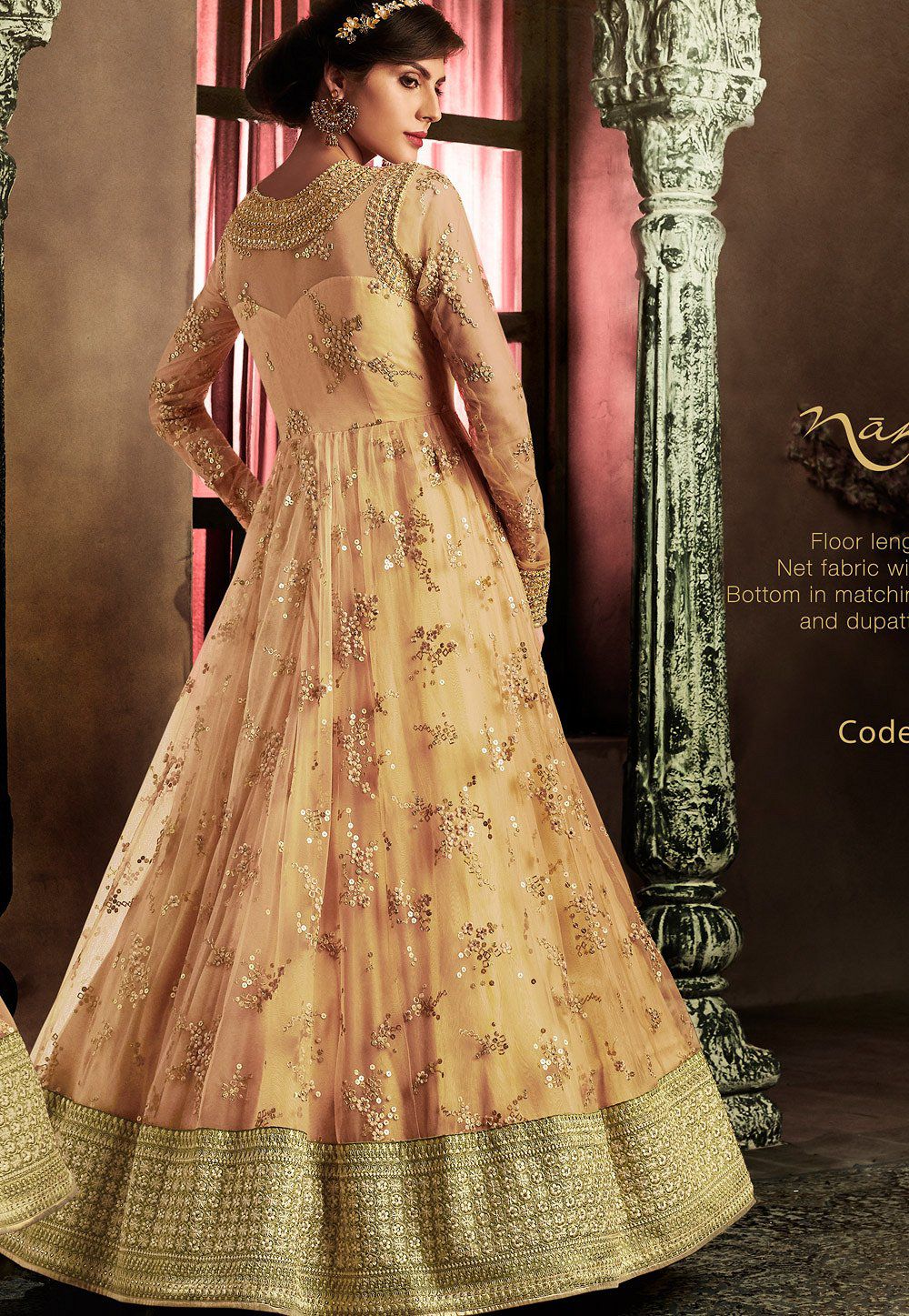Party wear floor touch suits online