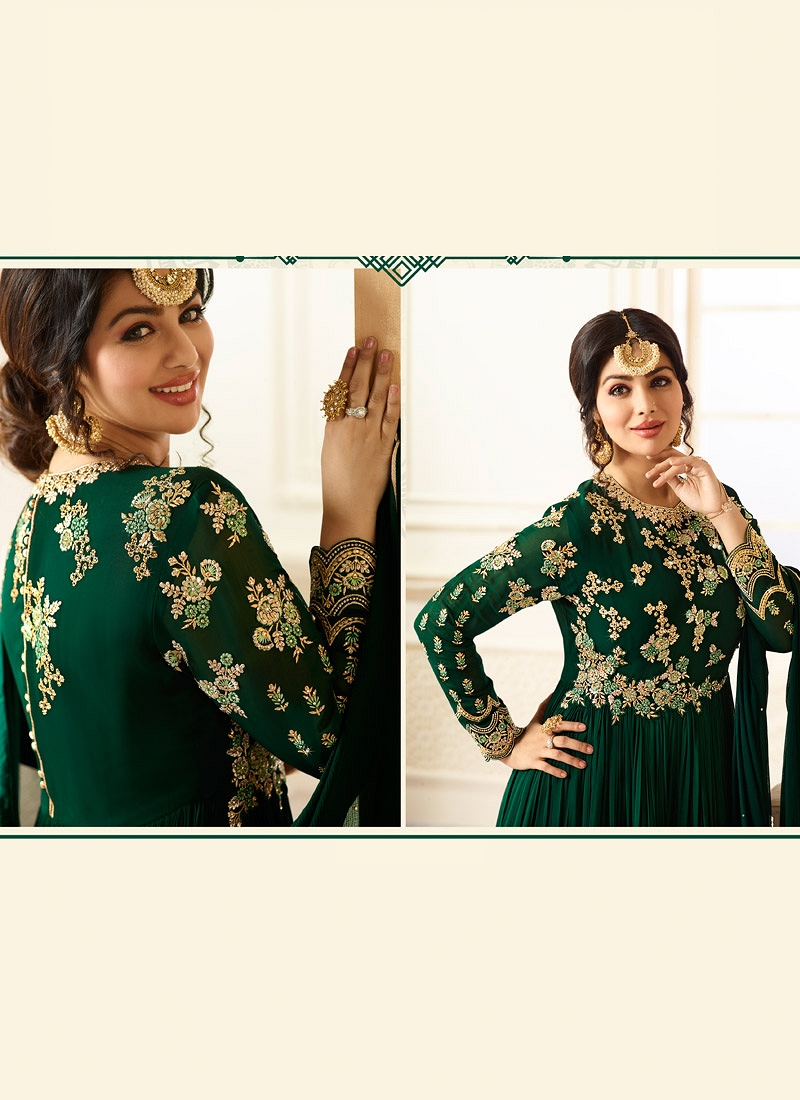 Buy Ayesha Takia Green color georgette party wear salwar kameez in UK ...