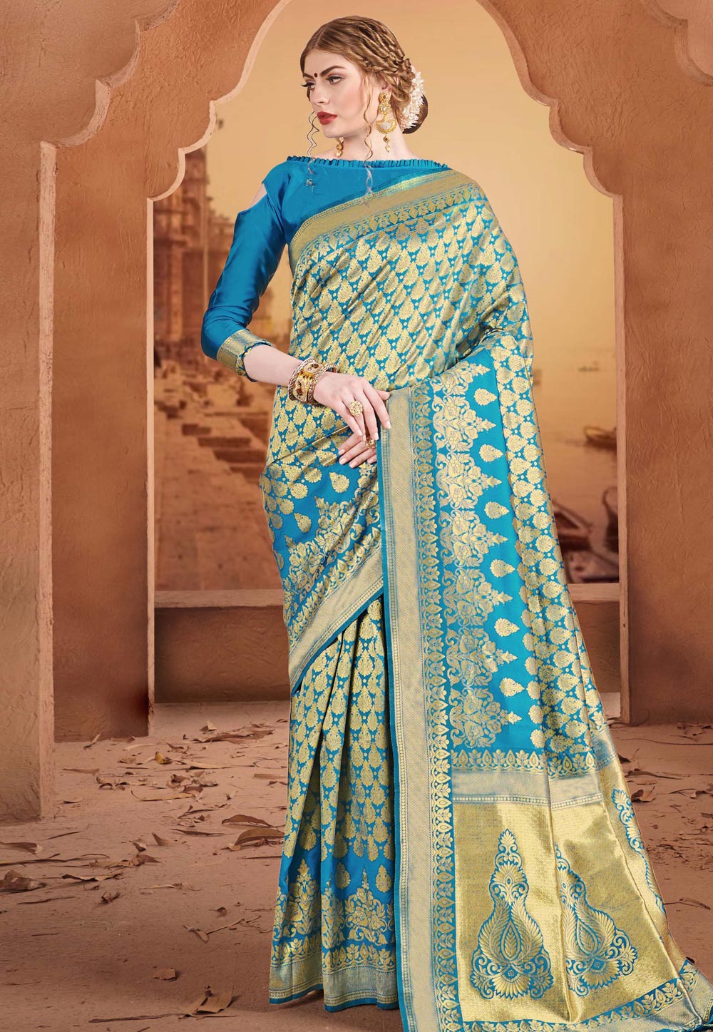 banarasi saree blouse for Sale OFF 70%