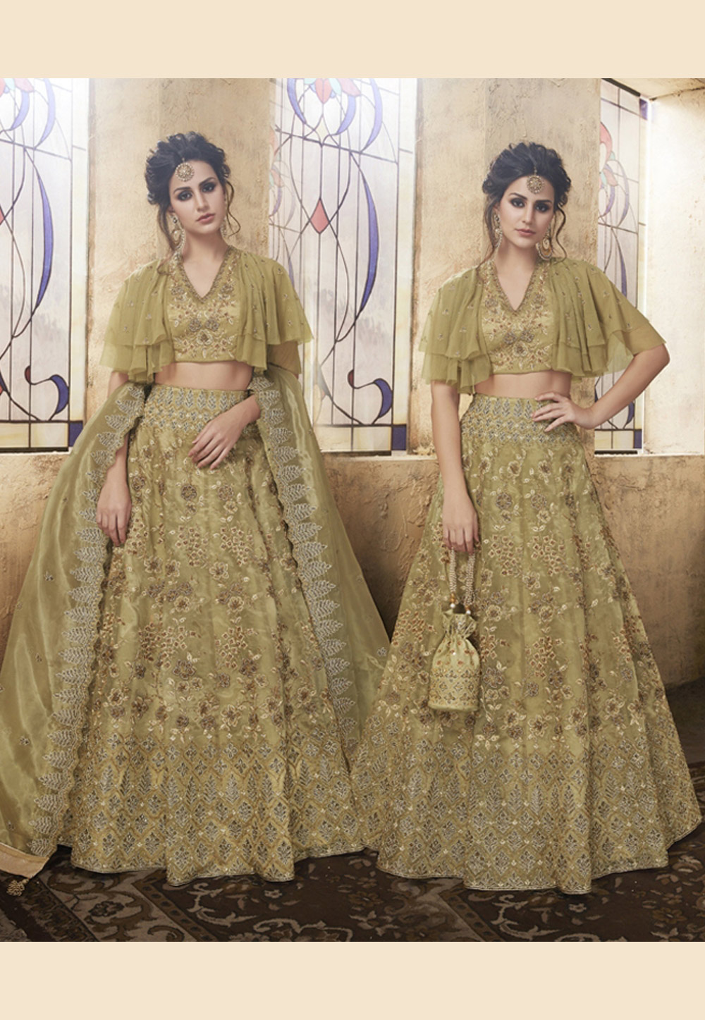 frill lehenga online shopping