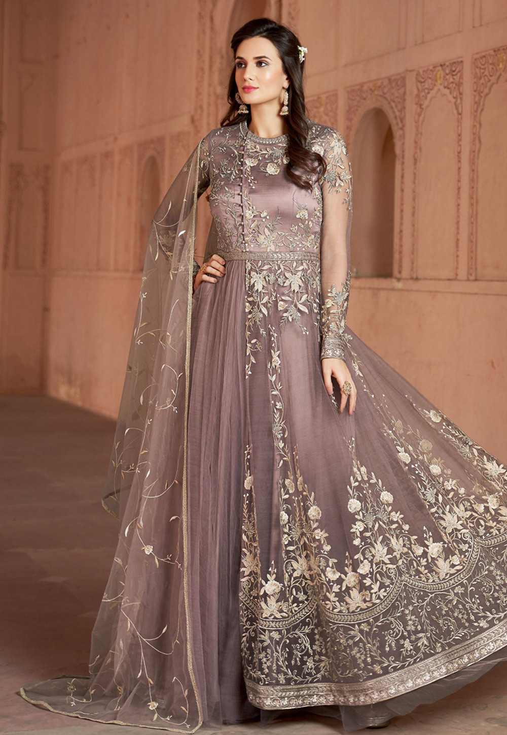 flared anarkali suits