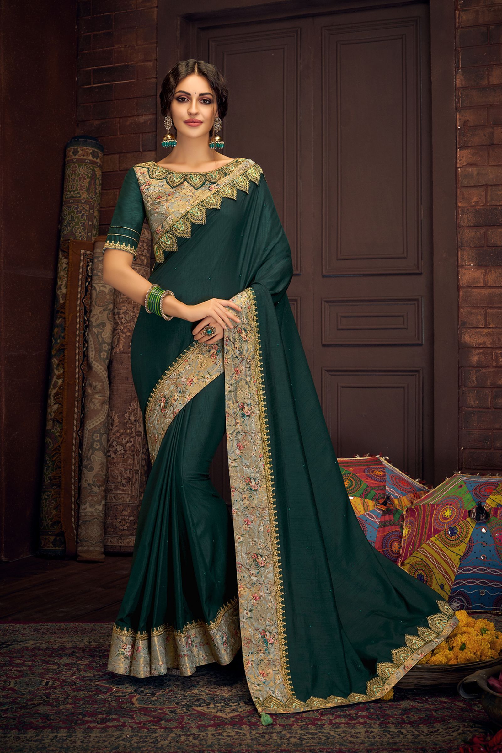 Indian Wedding Wear Saree 13408
