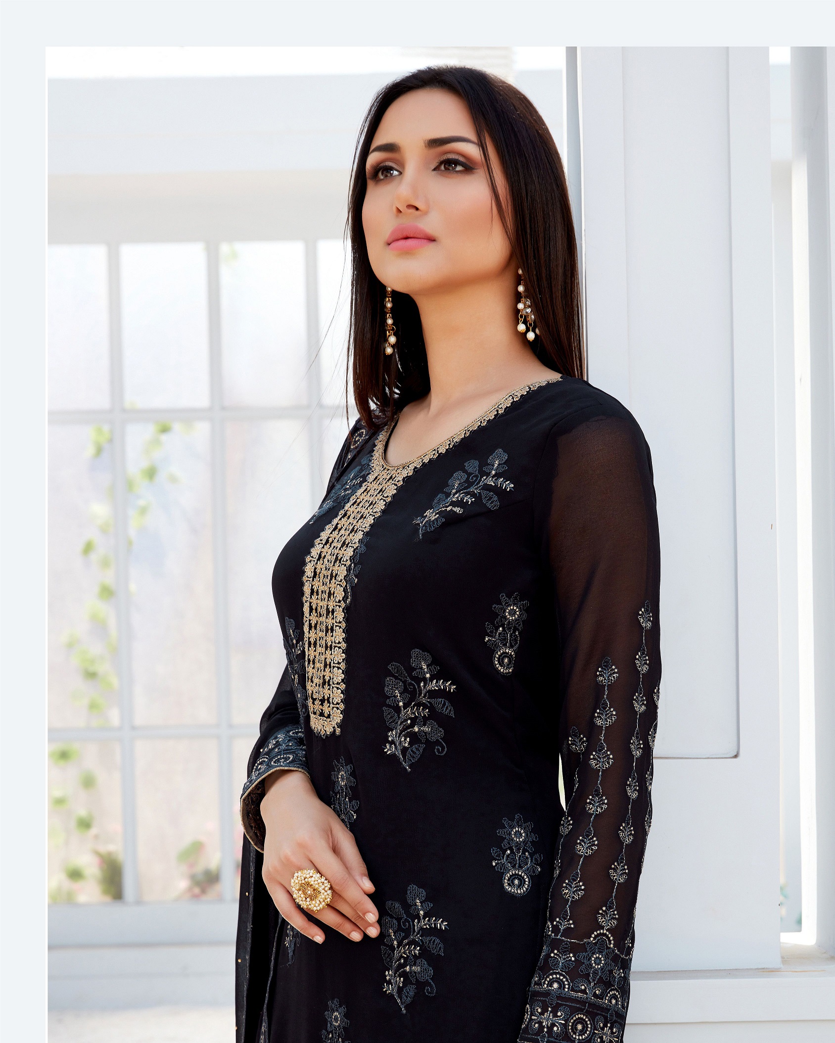 black colour sharara