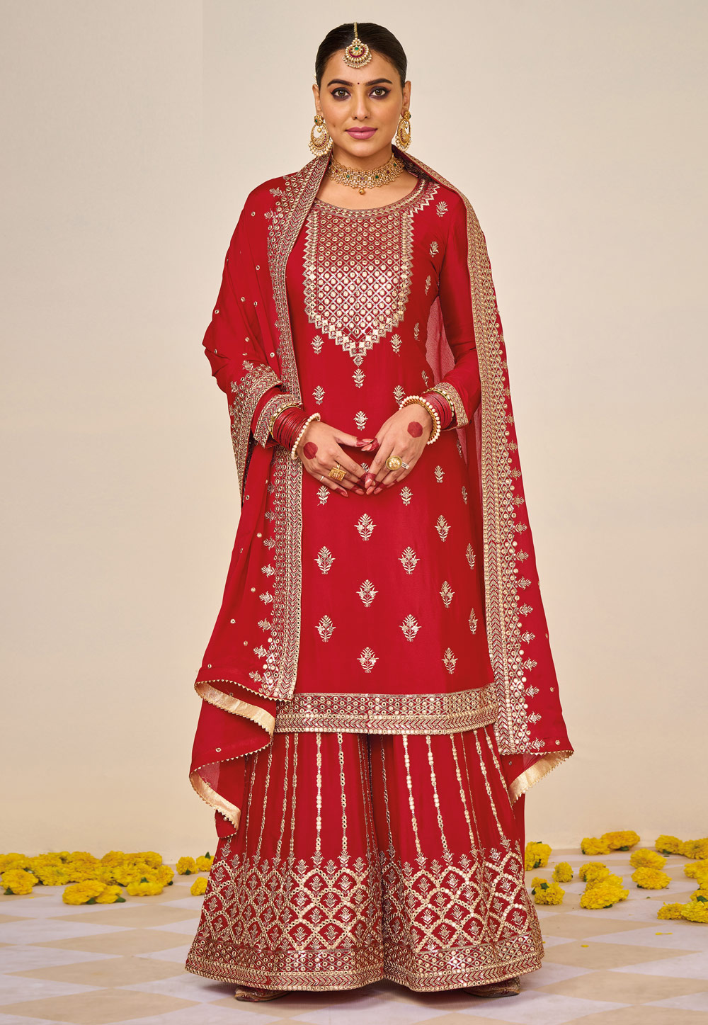 15 Latest Models of Red Salwar Kameez Designs for Stunning Look