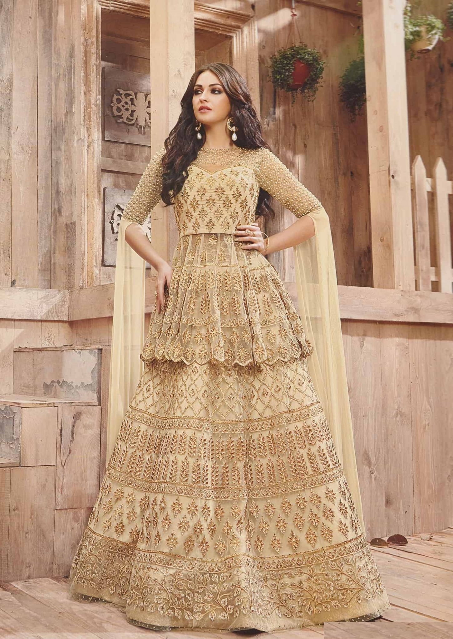 sharara choli dress