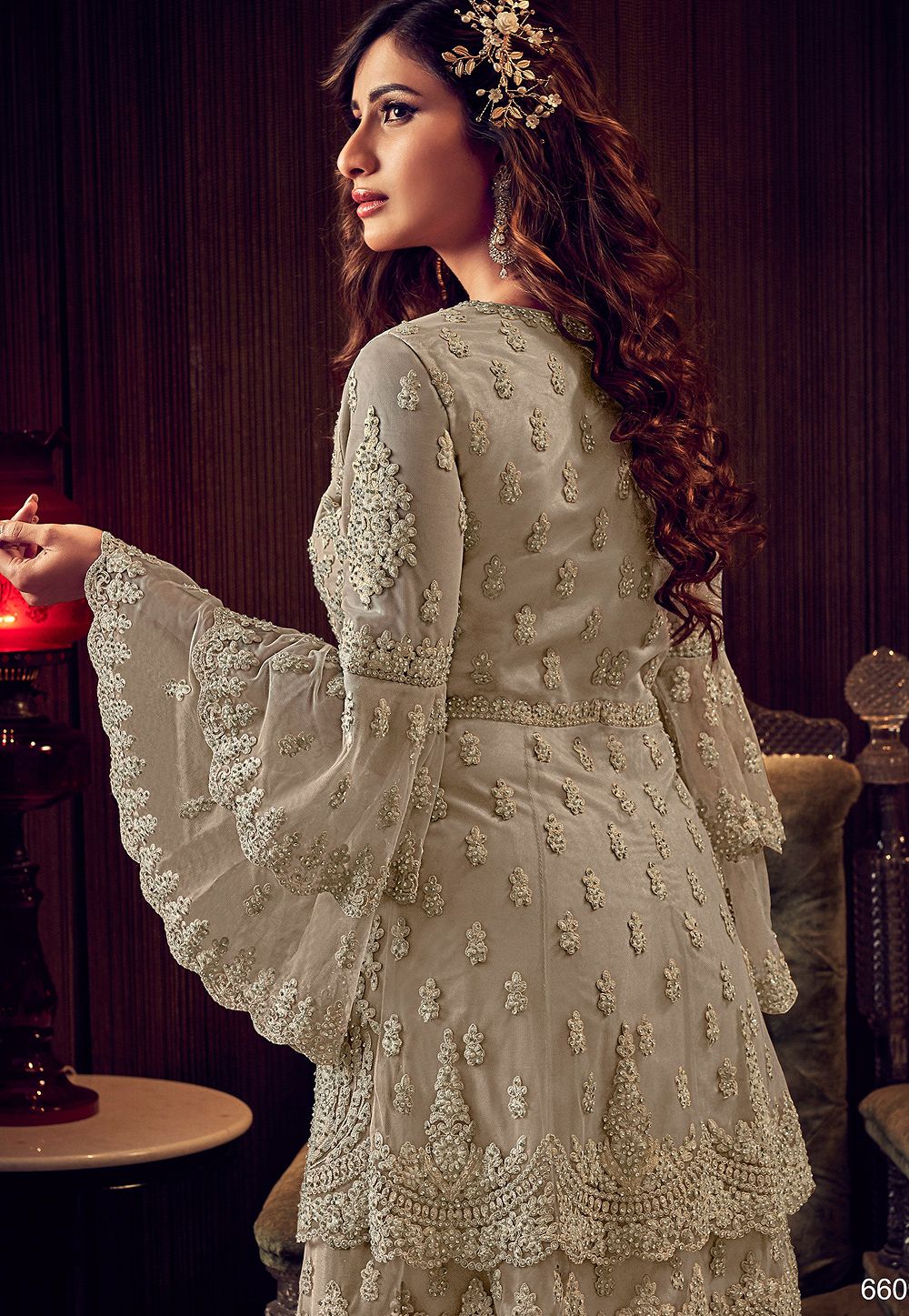 Buy Wedding Dress - Orange Embroidery Bollywood Anarkali Gown In USA UK  Canada