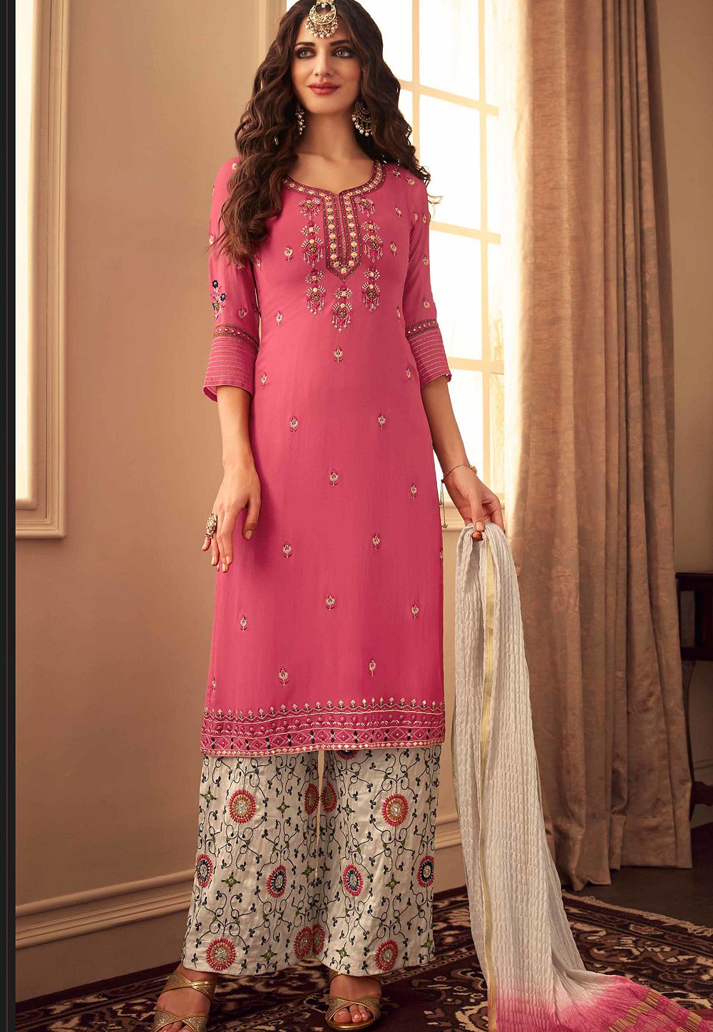 Designer Suits With Trouser  Maharani Designer Boutique