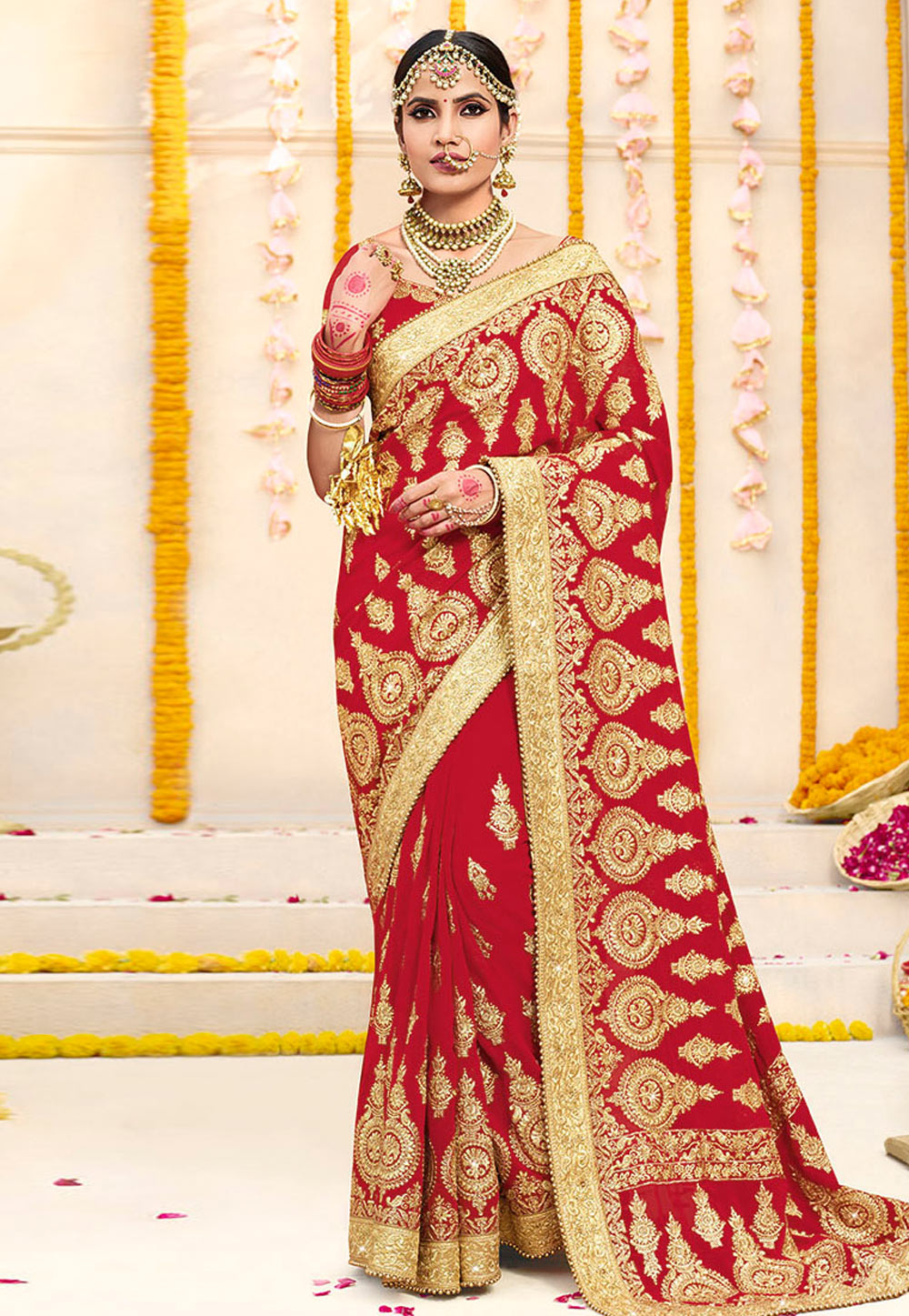 bridal wear saree