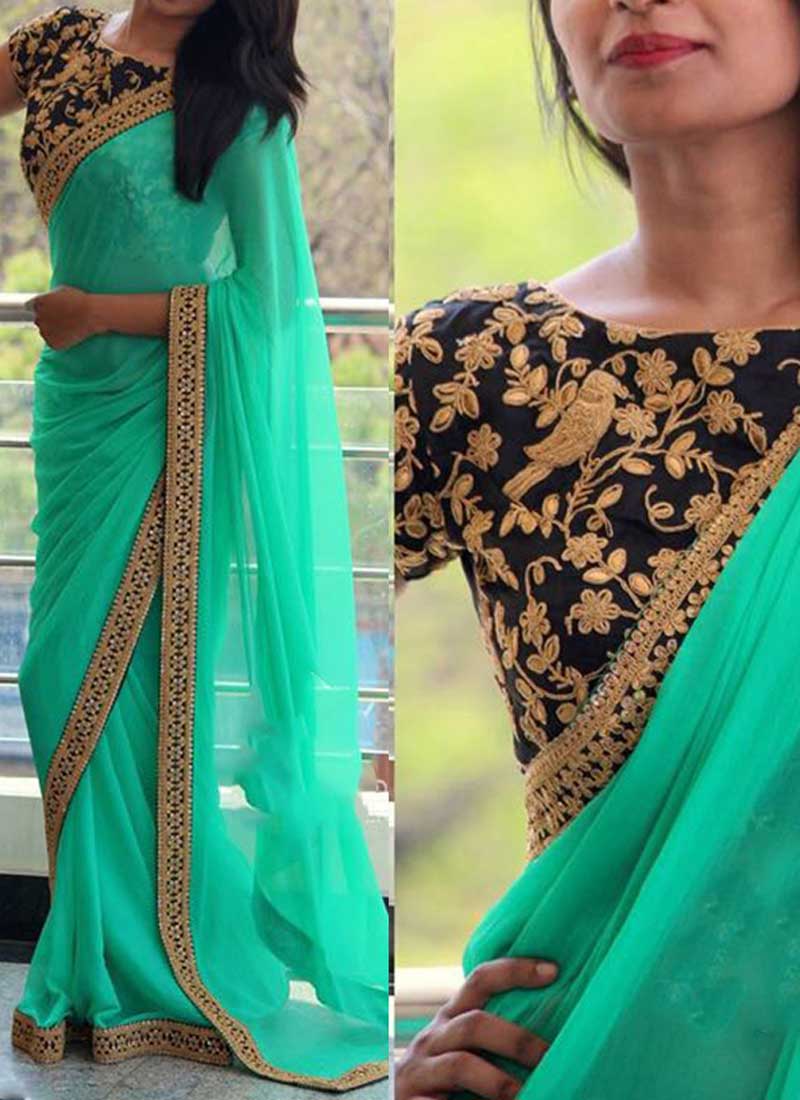 georgette party wear sarees online