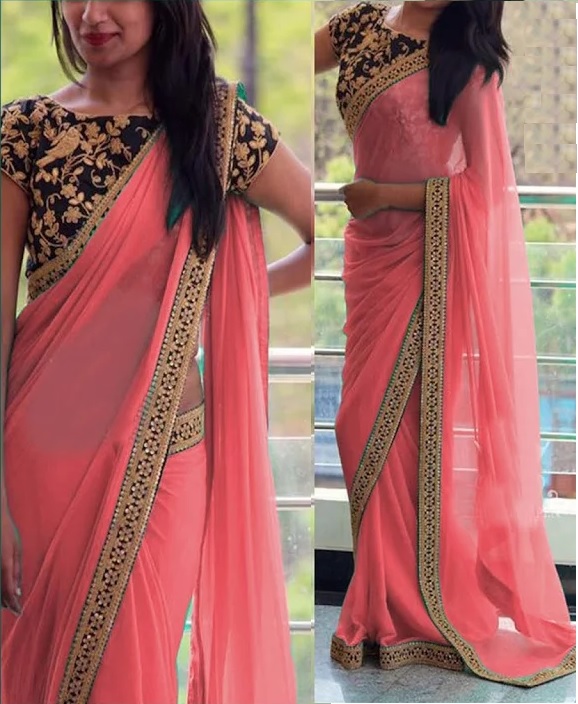 georgette party wear sarees online