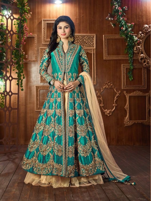 mouni roy frock design