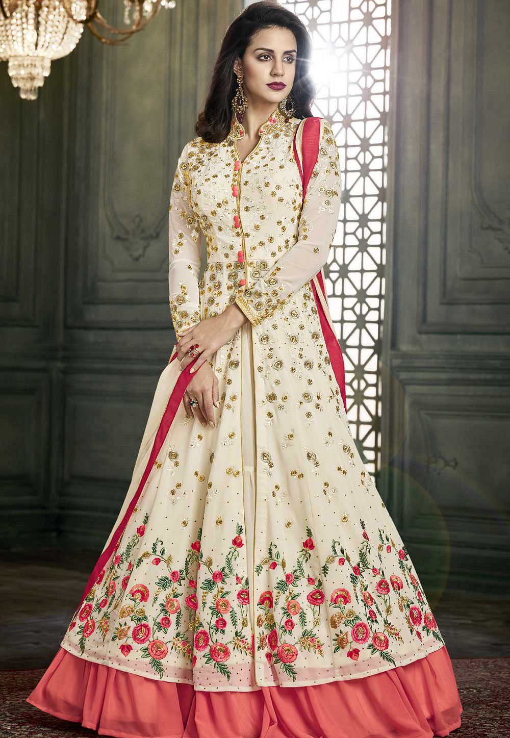 Buy White color wedding Lehenga Kameez in UK, USA and Canada