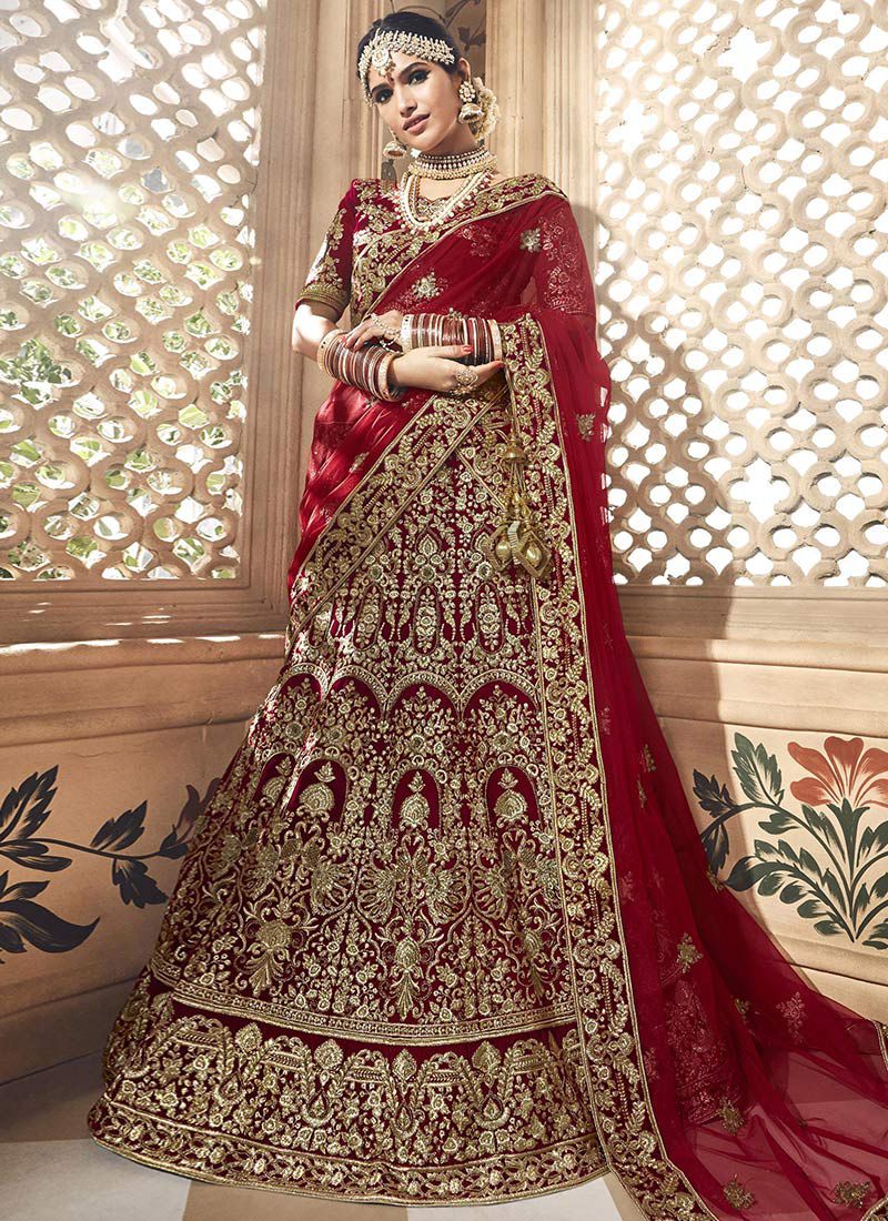 heavy lehenga for dulhan