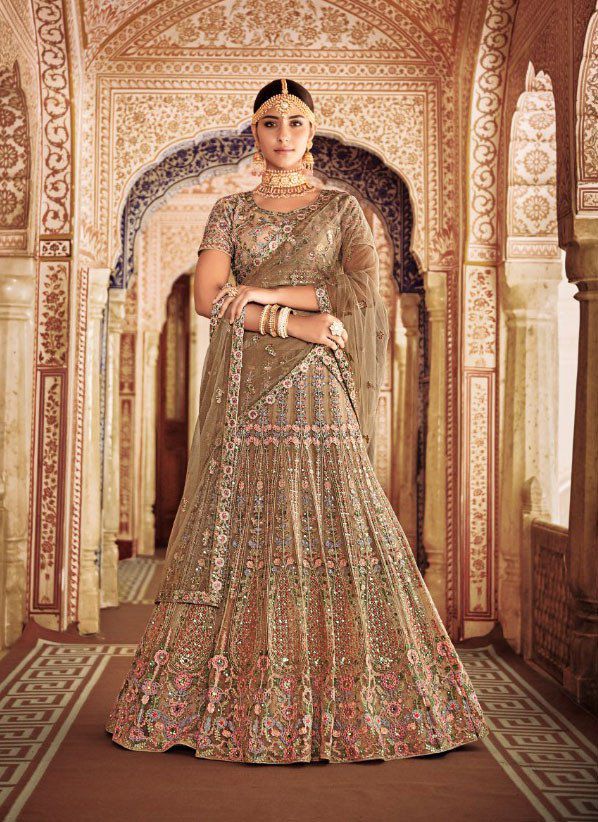 Indian wedding deals lehengas online