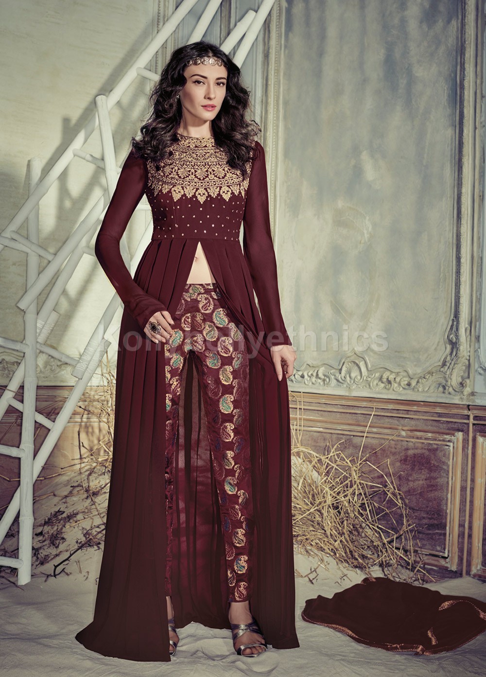 salwar suit pant style