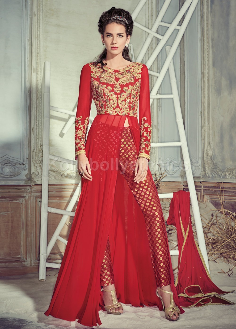 salwar suit pant style
