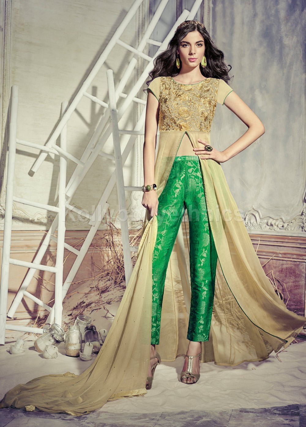 pant style salwar suit