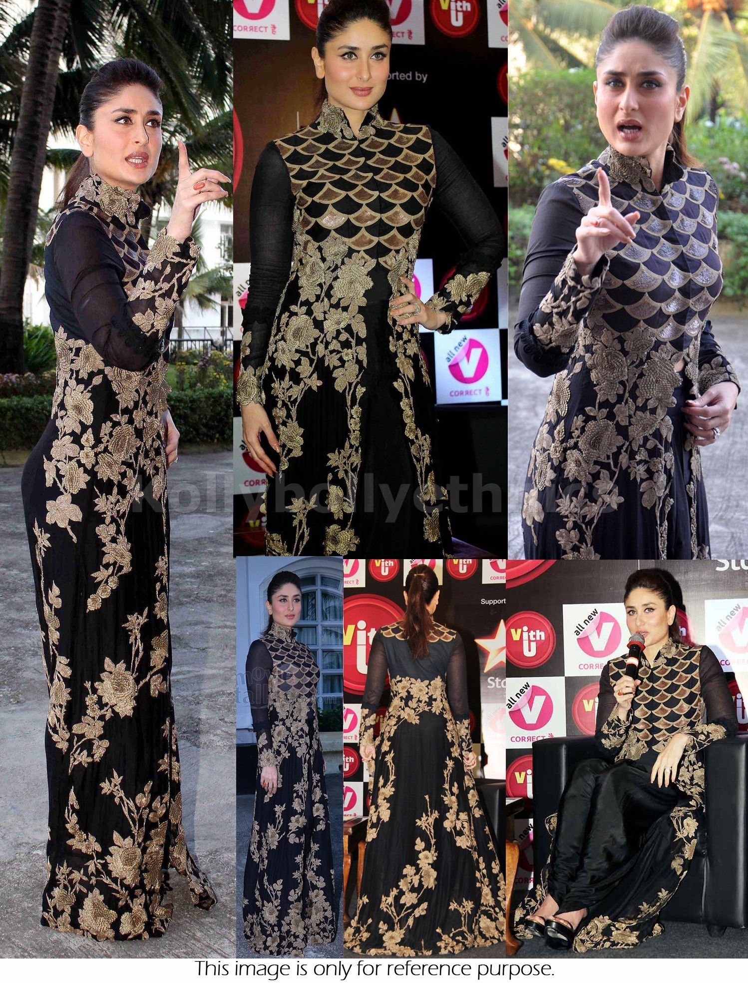 kareena kapoor in black lehenga