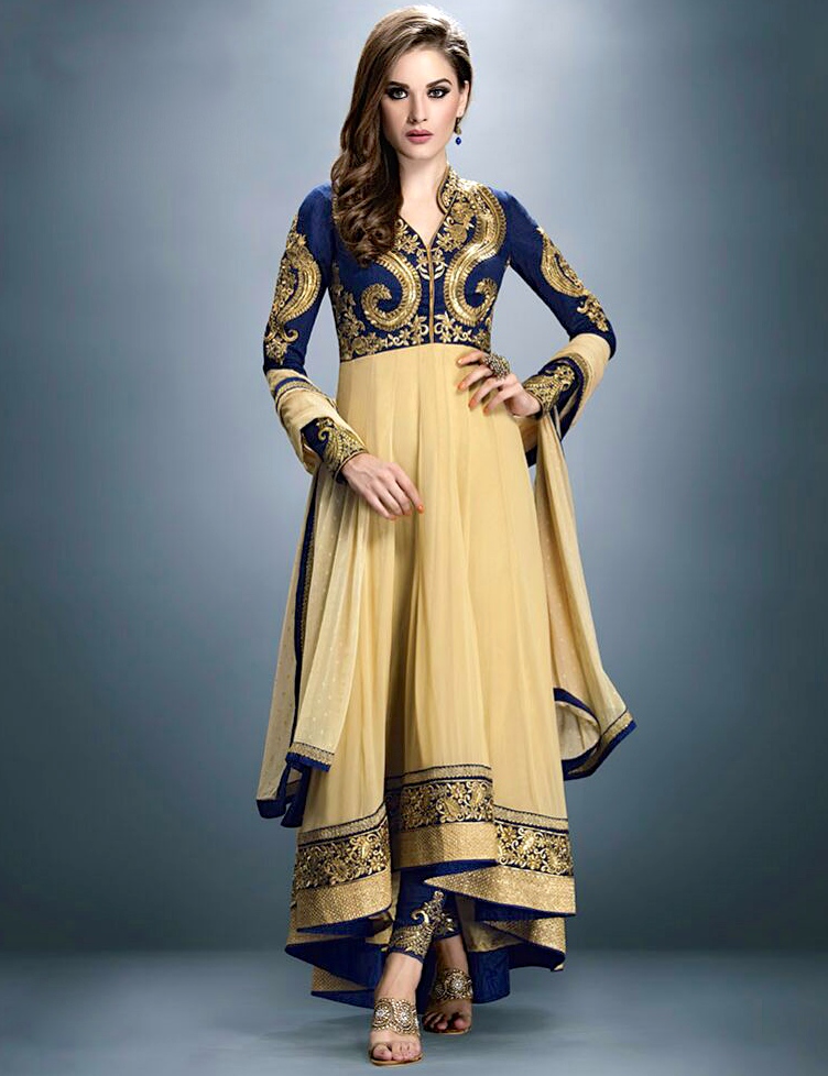asymmetrical anarkalis