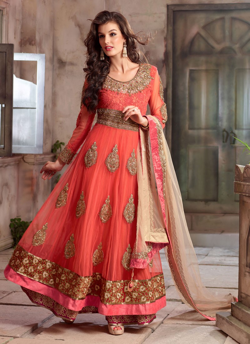 colour anarkali