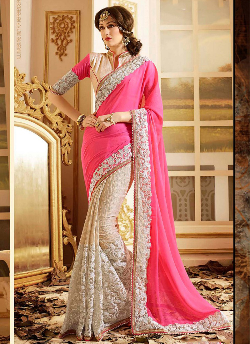 chiffon party sarees