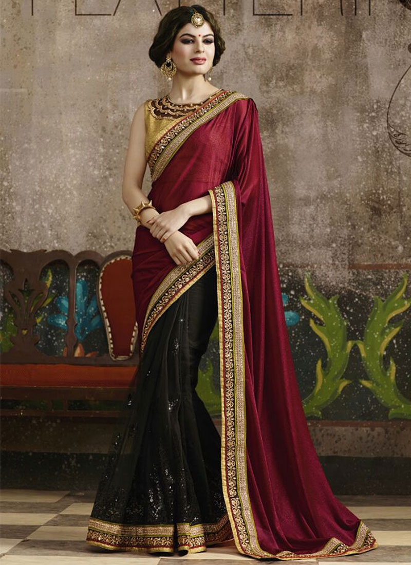 girlish saree for party