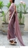 Bollywood model Mauve vichitra silk saree