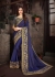 Violet Art Silk Designer Party Wear Saree 65613