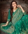 Green Moss Chiffon Designer Party Wear Saree 65617