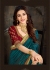 Dark Green Art Silk Designer Party Wear Saree 65619