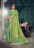 Pista Green Bhagalpuri Silk Heavy Designer Bhagalpuri Silk Saree 64017