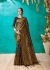Gold Black Banarasi Silk Designer Classic Wear Banarasi Silk Saree 61916