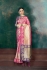 Pink Purple Banarasi Silk party wear saree 59949