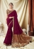 Maroon Vichitra Silk party wear saree 59091