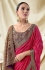 Pink Vichitra Silk party wear saree 59093