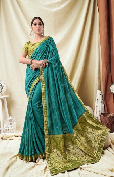 Rama Vichitra Silk party wear saree 59097