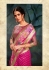 Magenta Banarasi Silk party wear saree 55512