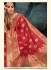 Red Banarasi Silk party wear saree 55513