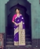Violet Banarasi Silk party wear saree 55433